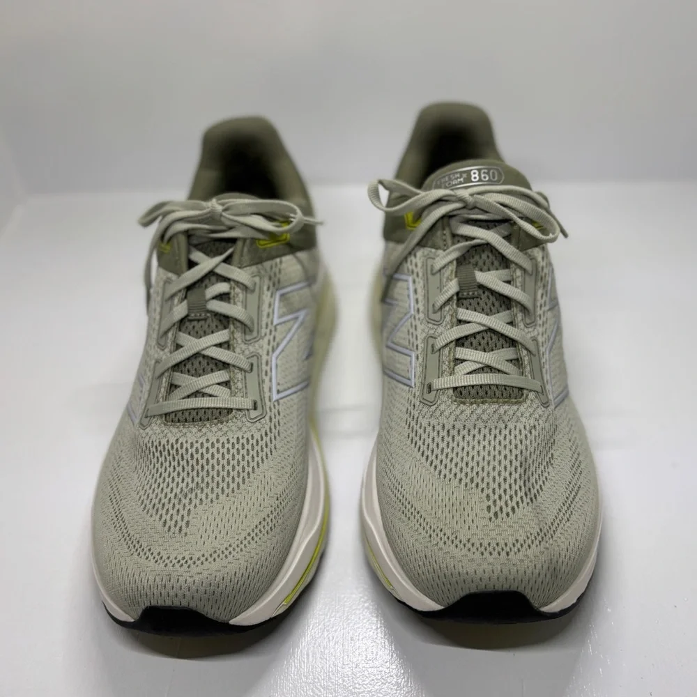 Men’s New Balance Fresh Foam 860 Olive Running Shoes Size 15 - Picture 4 of 12